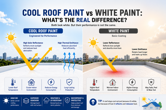 Cool Roof Paint vs White Paint: What’s the Real Difference?