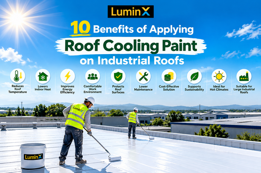 10 Benefits of Applying Roof Cooling Paint on Industrial Roofs