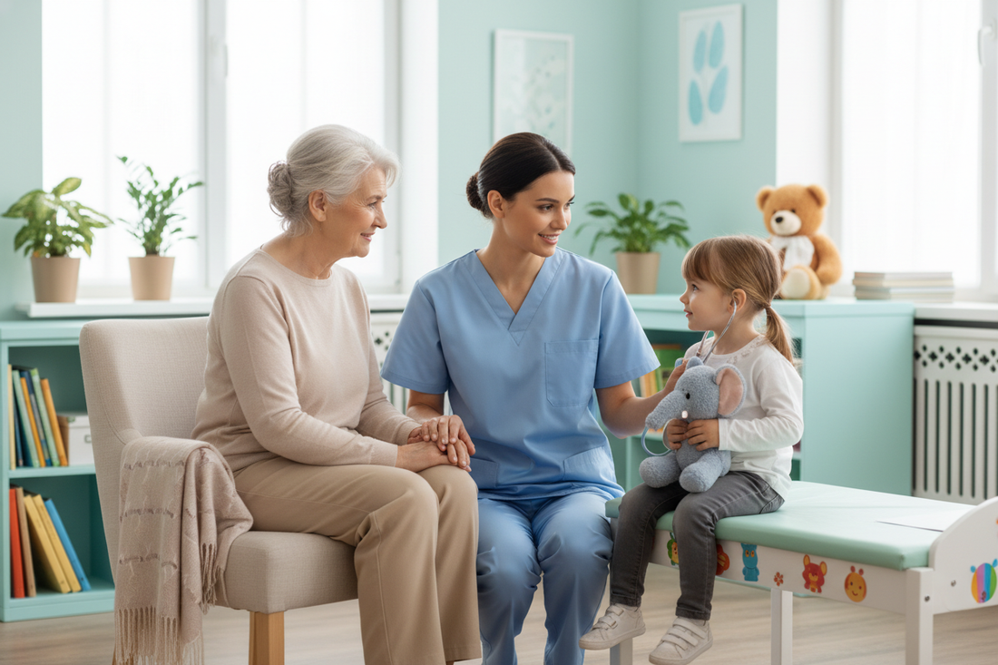 LuminX for child and geriatric care