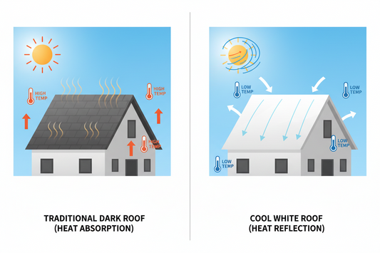 Traditional roofs vs Cool roofs: impact on Green Building scores