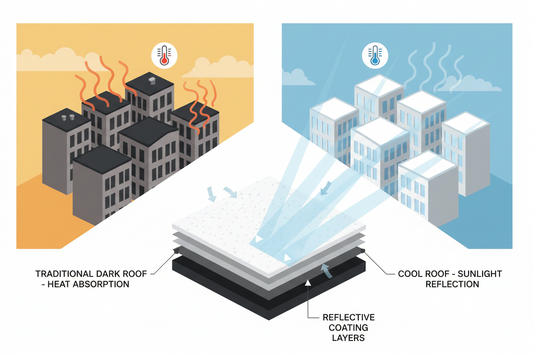 Cool Roofs in Urban Heat Management