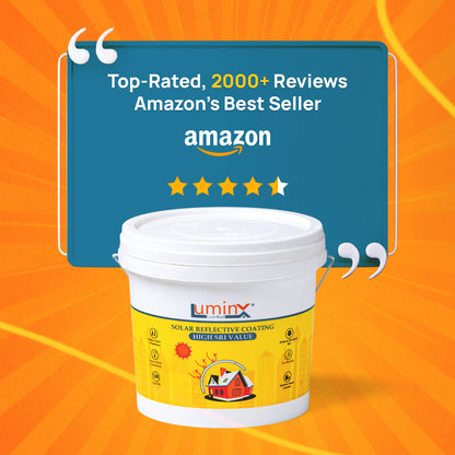 LuminX Solar Heat Reflective Cool roof Coating