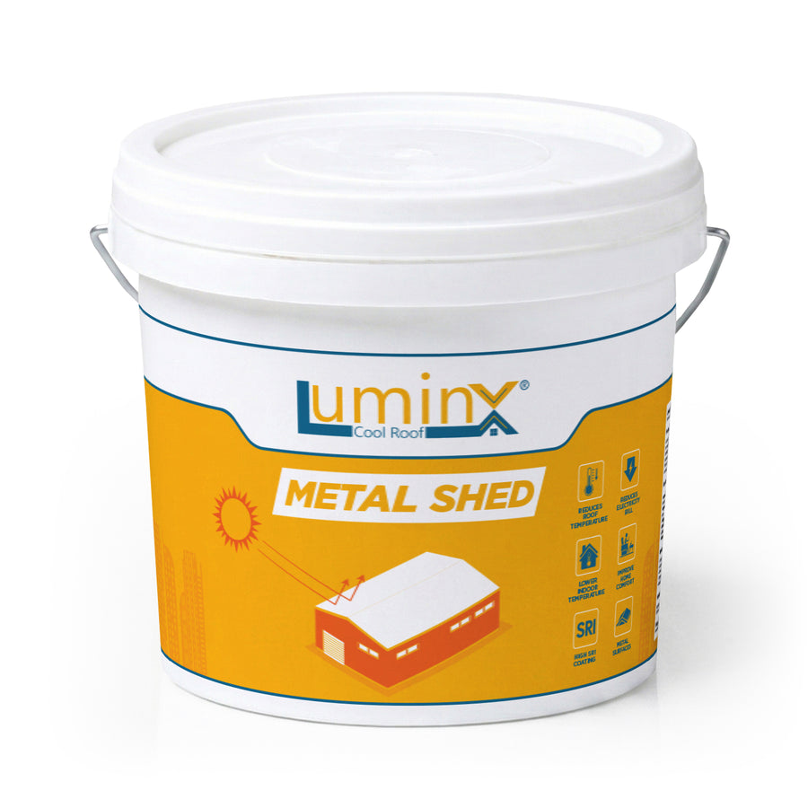 LuminX Metal Shed Cool Roof High SRI Coating