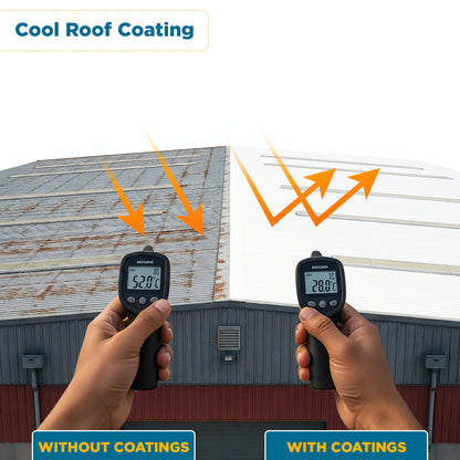 LuminX Metal Shed Cool Roof High SRI Coating